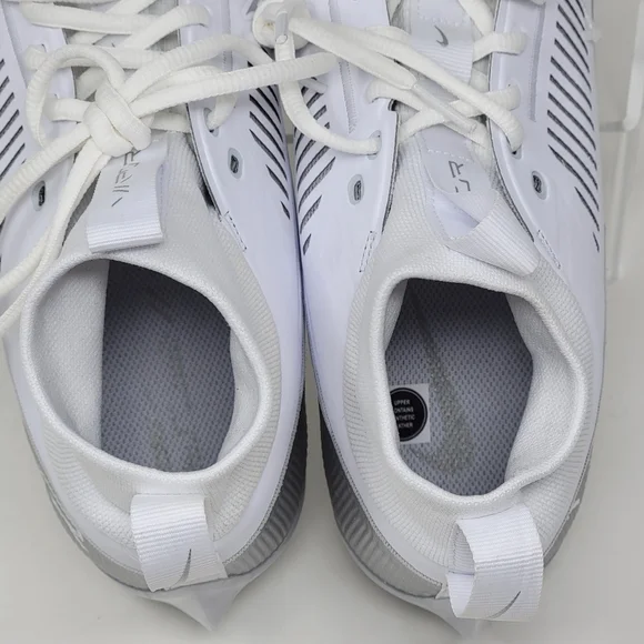 Nike Vapor Edge Pro 360 2 White Silver Cleats DA5456-102 Men's Size 11 New - Picture 9 of 10